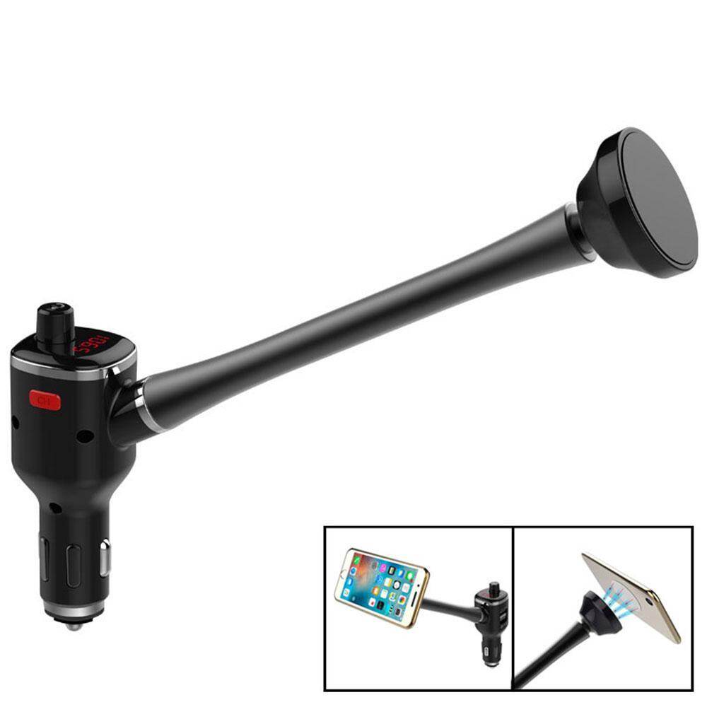 robxug Car-styling Bluetooth FM Transmitter 5V 42A Dual USB Car-Charger Car Kit Audio MP3 Player With Magnet Phone Holder Auto FM - intl robxug Car-styling Bluetooth FM Transmitter 5V 42A Dual USB Car-Charger Car Kit Audio MP3 Player With Magnet Phone Holder Auto FM - intl