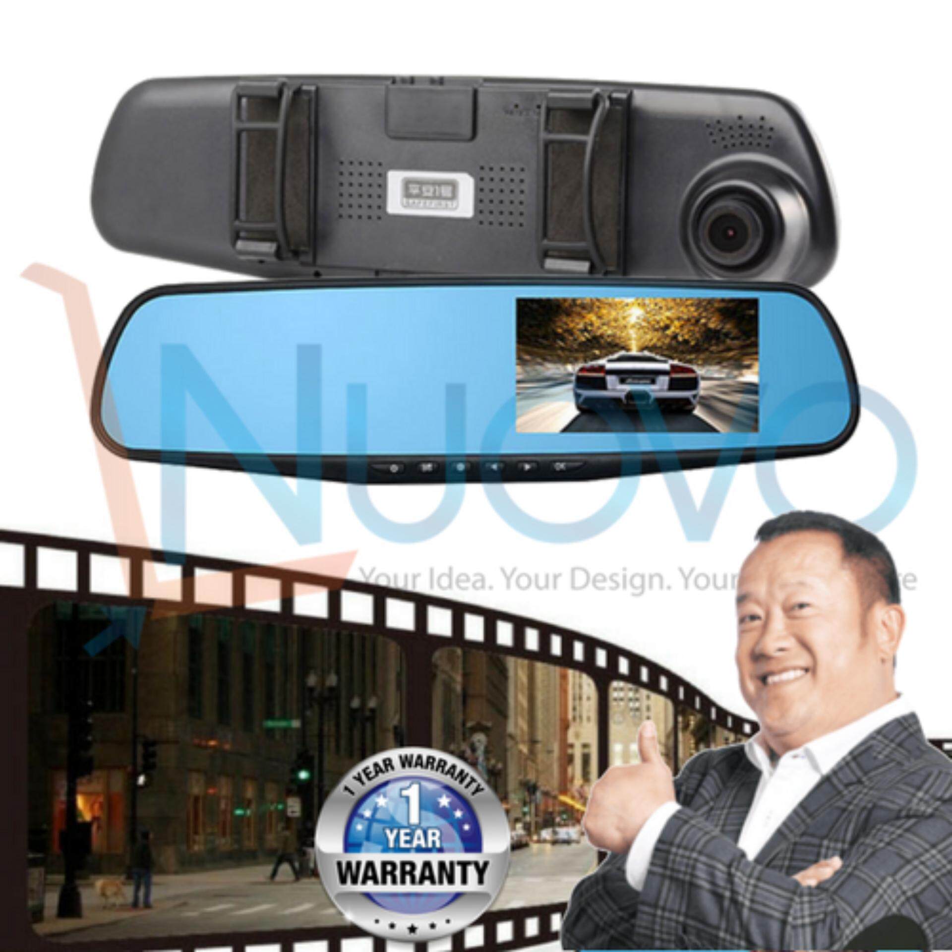 SAFEFIRST Q5 4.3-inch HD Display Dash Camcorder with Dual-lens Mirror Camera (Right Screen)
