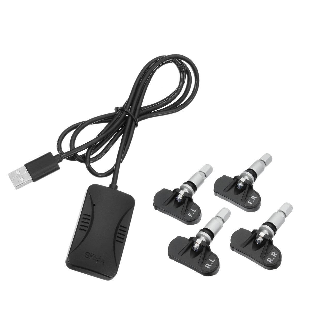 TPMS Cars Auto Wireless Tire Pressure Monitoring System with 4 External Sensors Alarm Tire Monitoring System TPMS Cars Auto Wireless Tire Pressure Monitoring System with 4 External Sensors Alarm Tire Monitoring System