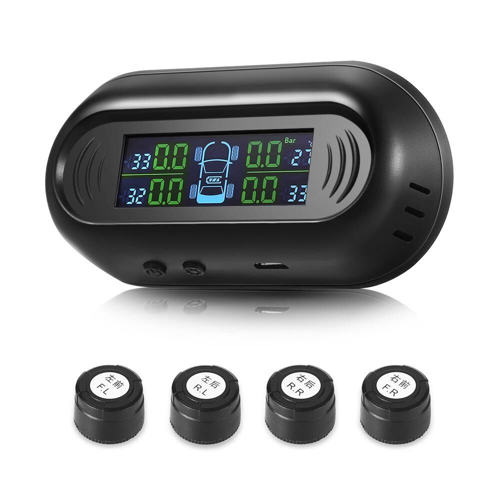 ดูภาพ ZEEPIN G50 Solar Powered TPMS Car Tire Pressure Monitor System 4 External Sensors เพิ่มเติม ZEEPIN G50 Solar Powered TPMS Car Tire Pressure Monitor System 4 External Sensors