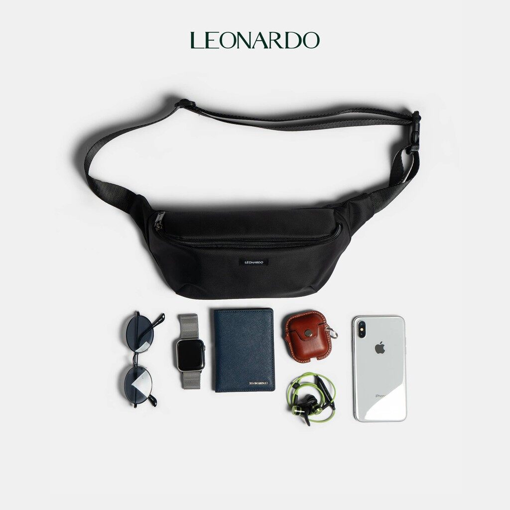 Túi đeo chéo Leonardo Crossbody Unisex chất vải Oxford cao cấp