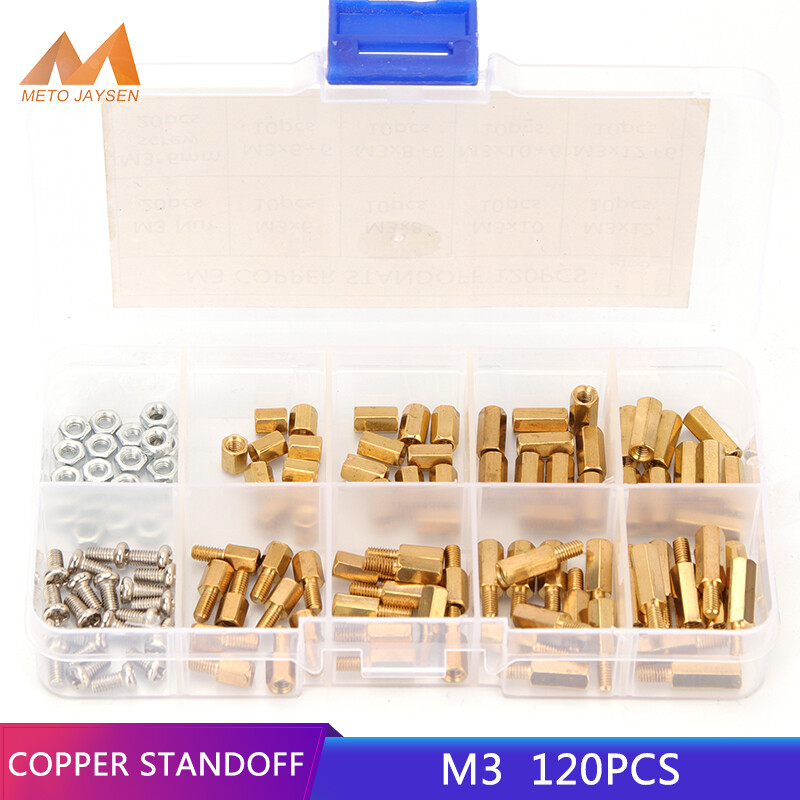 120Pcs ốc vít ốc vít ốc vít ốc vít ốc vít ốc vít ốc vít ốc vít ốc vít ốc vít bằng đồng bộ Bu Lông & đai ốc bằng thép không gỉ