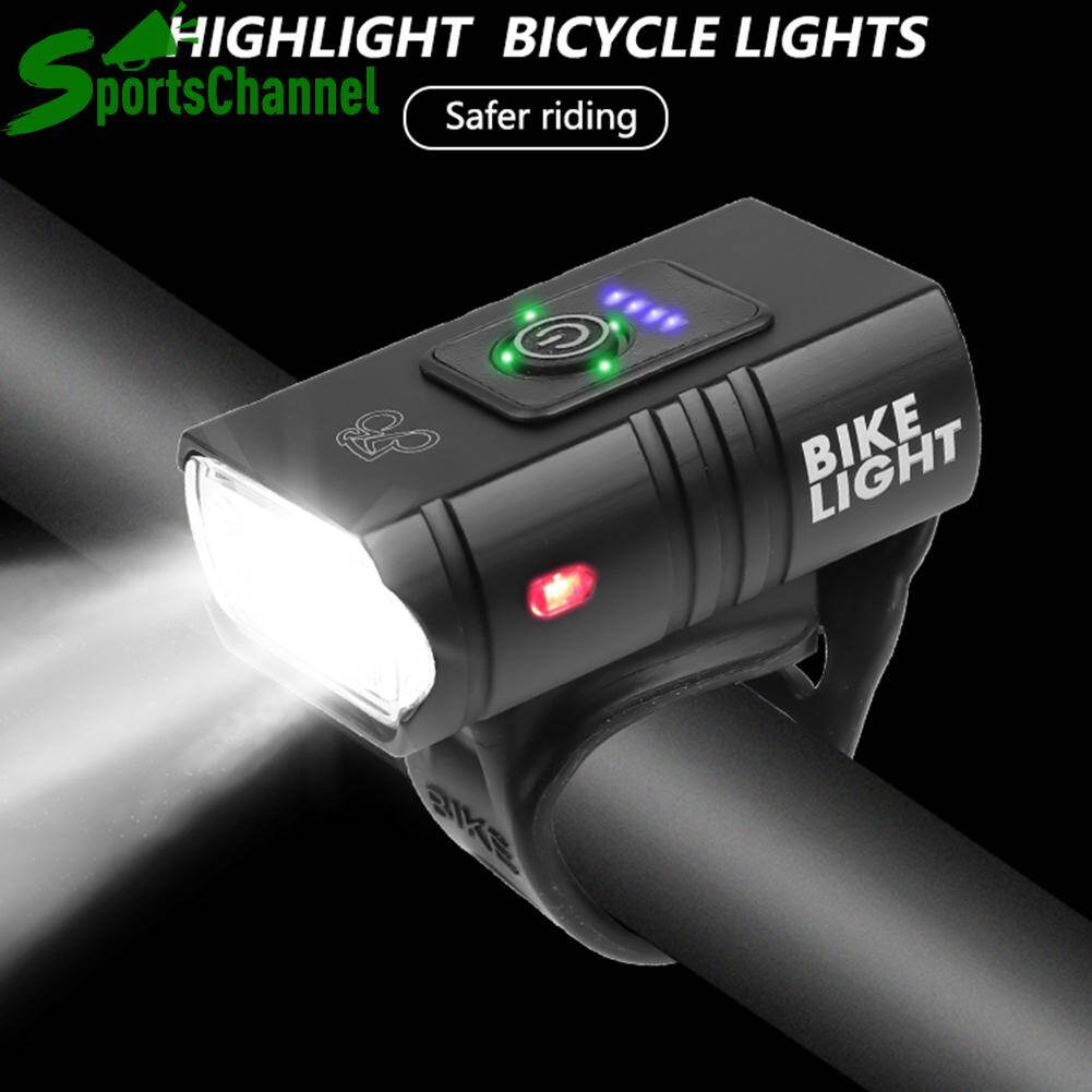 T6 Đèn Led Xe Đạp 10W 800LM 6 Chế Độ Có Thể Sạc Qua USB Hiển Thị Điện MTB Đèn Đầu Xe
