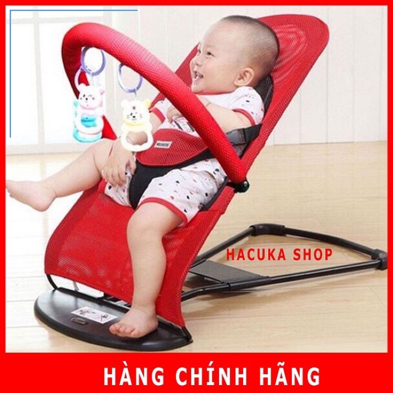 ghế rung kiêm ghế nhún tặng kèm đồ chơi cho bé