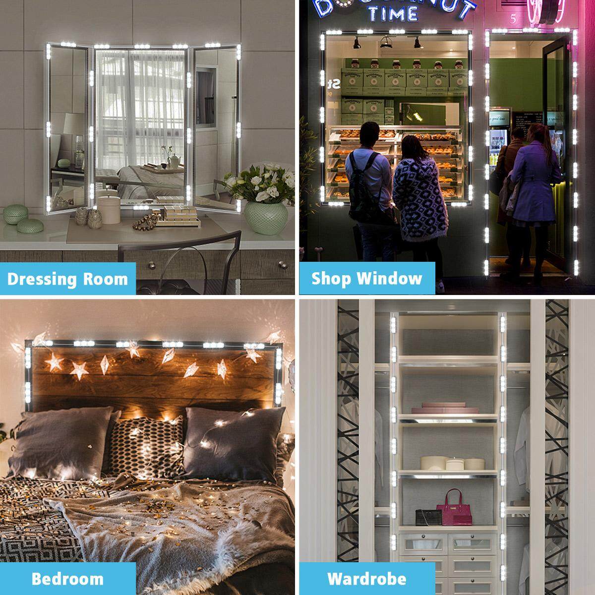 Shop Generic 13ft LED Vanity Mirror Lights Hollywood Makeup Dressing