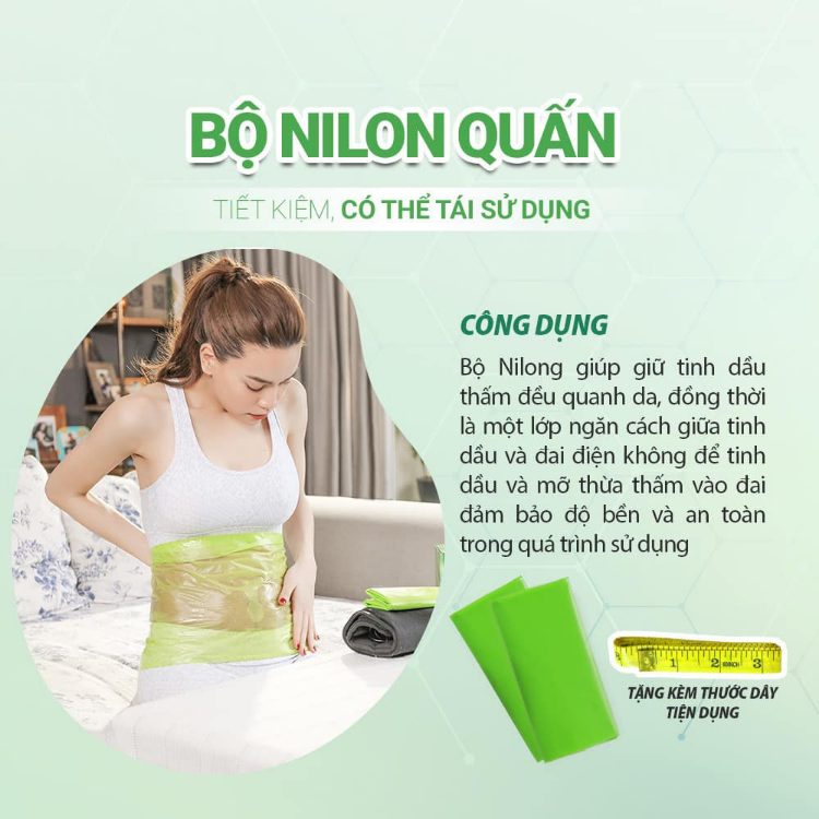 Bộ Ủ Nóng Tan Mỡ Slimming Body Sb2, Đai Ủ Nóng Slimming Body Giảm Mỡ Bụng Eo Thon Gọn Phiên Bản Cải Tiến