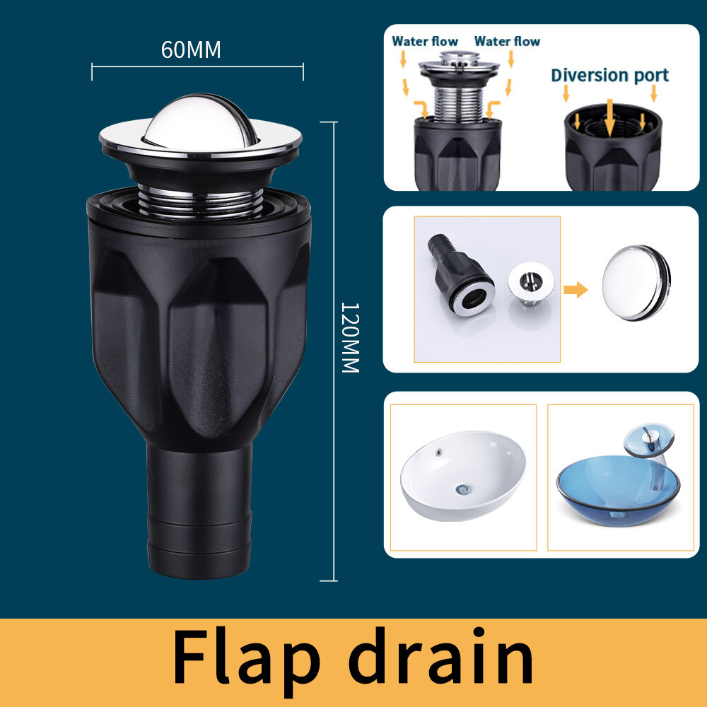 Universal Sink Drain Pipe Deodorant Drain Drain Pipe Wash Basin Sink Drain Sink Wash Basin Accessori