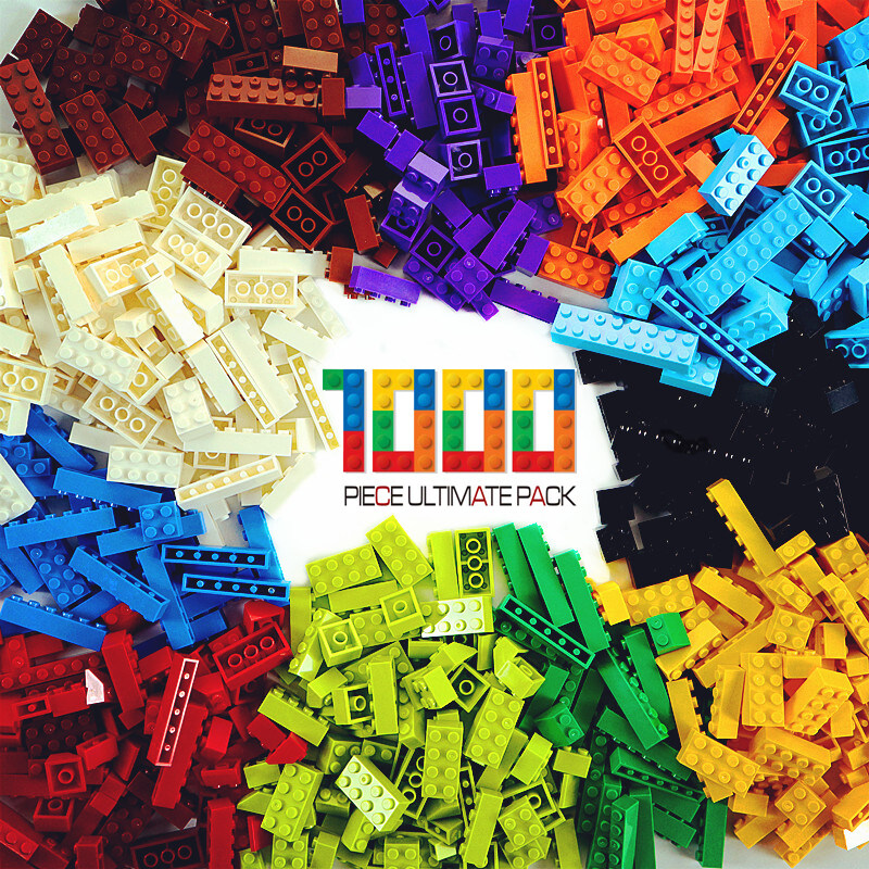 WUHUI 250-1000 Pieces Building Blocks City DIY Creative Bricks Bulk Model