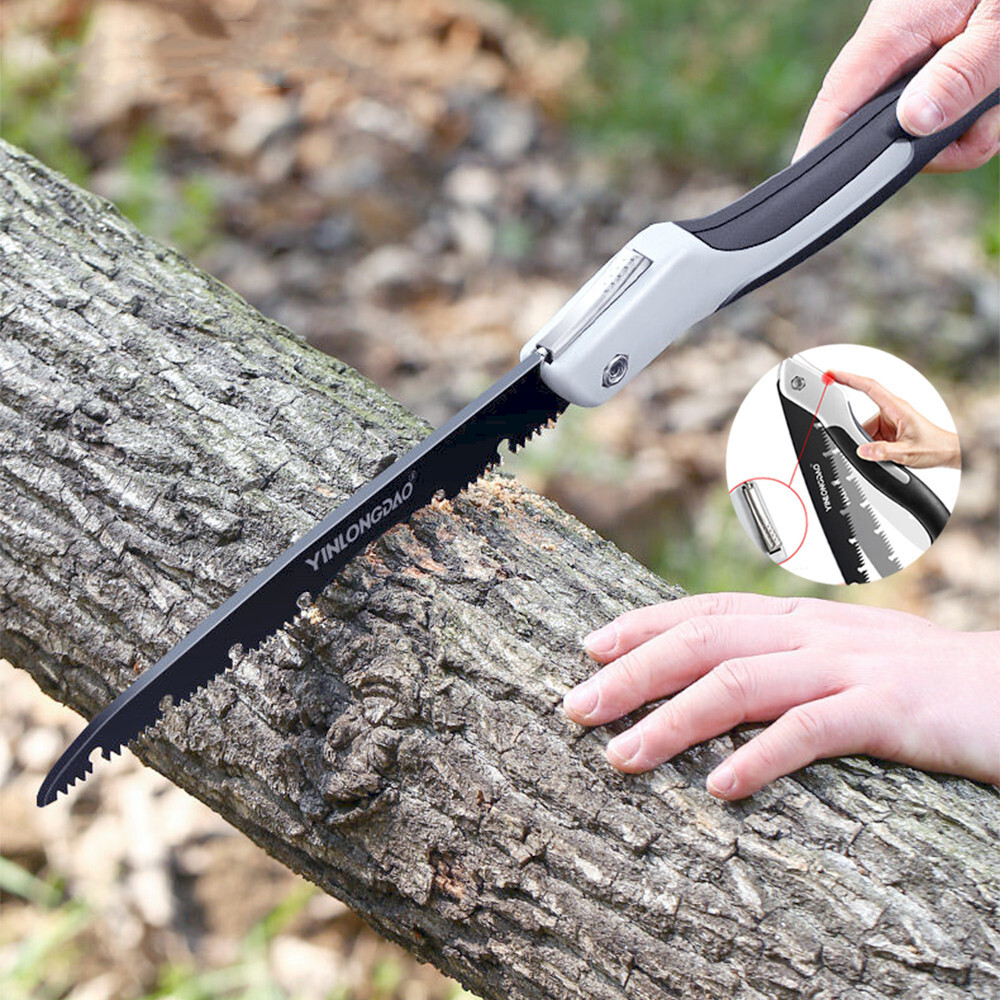 Lưỡi Cưa Gấp Đa Năng 180/250Mm Cưa Tay Dụng Cụ Cắt Gỗ, Tay Cầm Bằng Thép SK5, Cưa Vườn Sắc Gấp Gọn