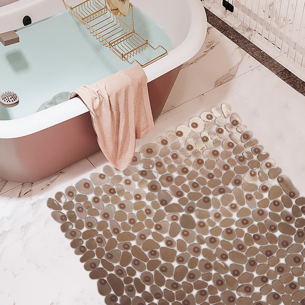 hot Bathroom Floor Mat Pebble Design Non