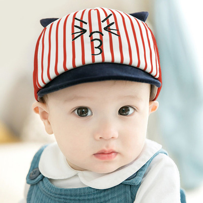 SunnyPlus ฤดูร้อนเด็กชายหญิงหมวกเบสบอลลูกแมวนุ่มปีกหมวกหมวกแบบตาข่าย