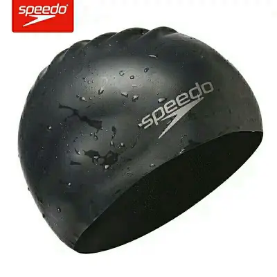 Speedo speed Bitao long hair increased silicone cap ear protection elasticity good unisex headless swimming cap (1)