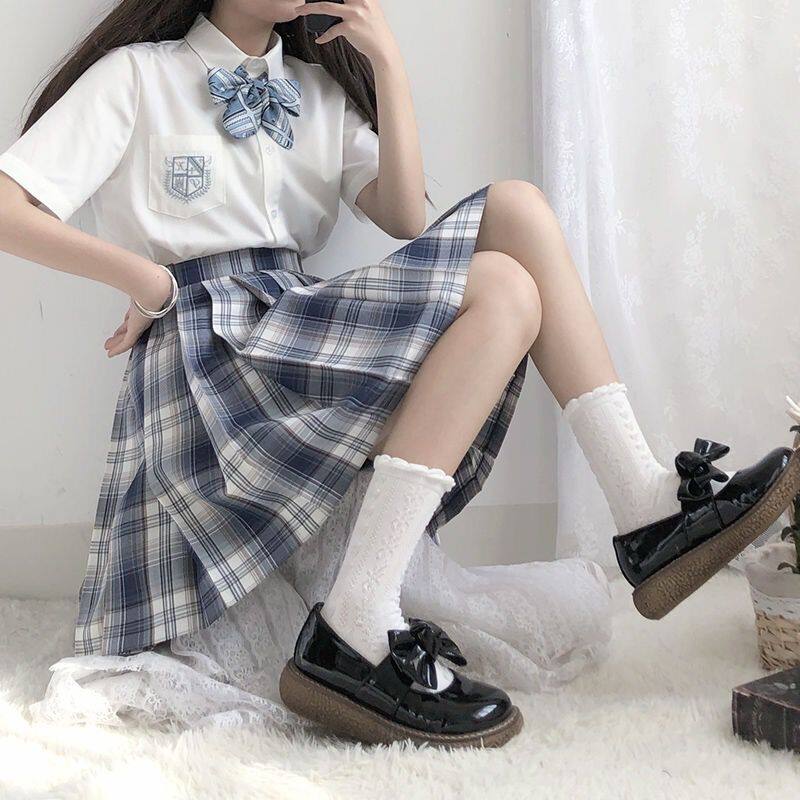 KHR137 2021 Lolita Xiaoxiao ถ่ายภาพฤดูใบไม้ผลิฤดูร้อน JK หนังสดใสนักเรียนหญิงเกาหลีวิทยาลัยย้อนยุค Yinglun ลมรองเท้าเดี่ยว