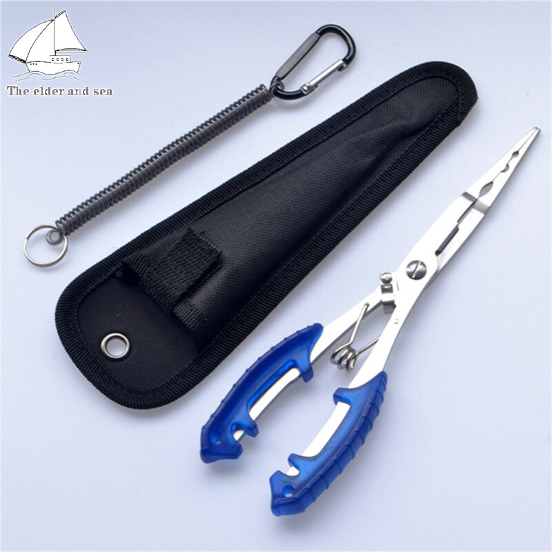 Elder Sea Kìm Câu Cá Đa Năng Với Dây Buộc Vỏ Bọc Kìm Thu Hút Phụ Kiện Dụng Cụ Câu Cá