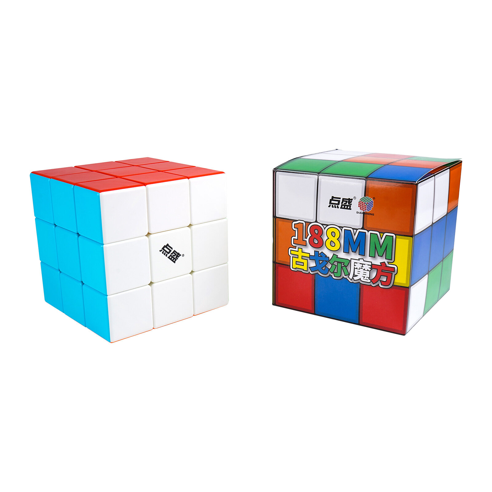 LEYING Toys Top Sale Diansheng 18.8cm Big Magic Cube 3x3 Rubiks Cube