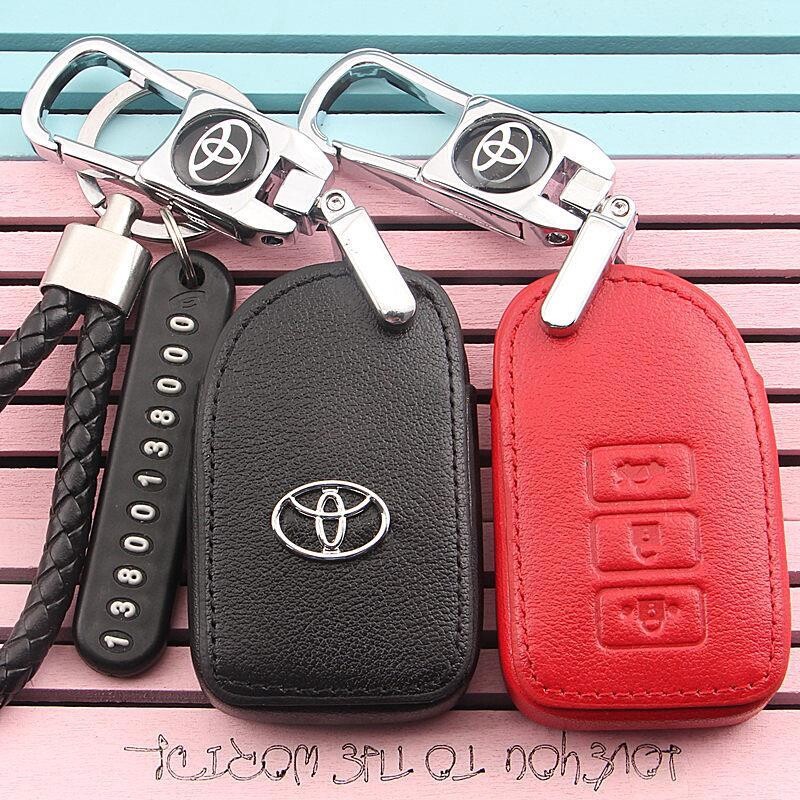 Huiyisunny Bao Chìa Khóa Cho Toyota Vios Bao Móc Khóa Túi Điều Khiển Từ Xa Xe Hơi Xuan X Zhi Xiang Dễ Thương Bằng Da Thay Đổi Khóa Đặc Biệt