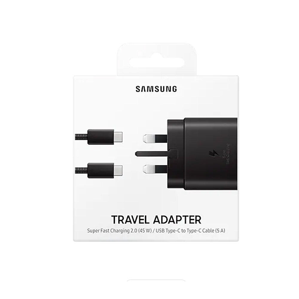Bhcs Samsung Gốc 25W 45W siêu nhanh Sạc Loại C Bộ Sạc gắn tường Pd 3.0 QC Bộ Chuyển Đổi cổng sạc du lịch tiện lợi Với 5A Type-C Cáp Cho Galaxy S20 S20 + S21 S23 Siêu Lưu Ý 20 10 10 + 5G A90 A80 bộ sạc siêu nhanh 5g