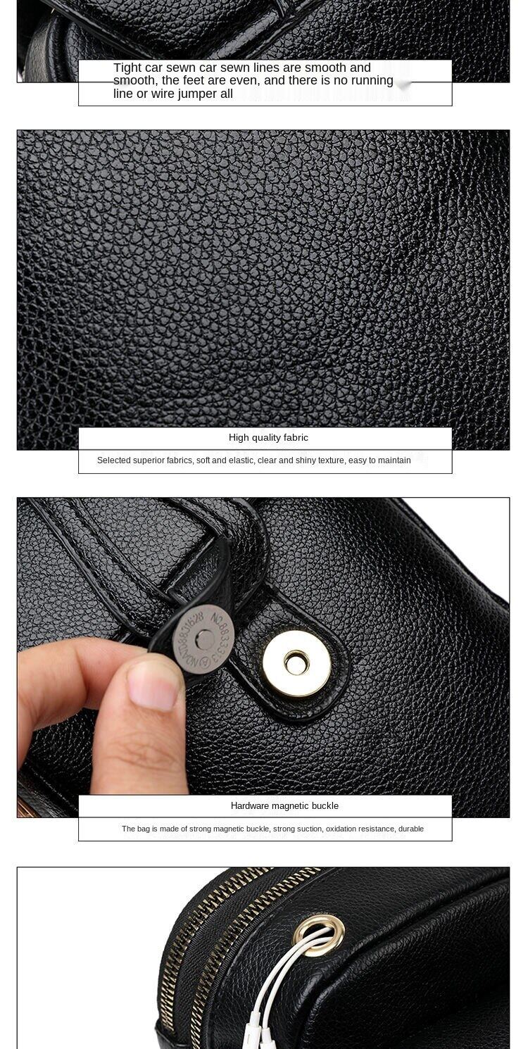 Authentic leather tactile feel women's bag mobile phone bag 2021 new women's shoulder bag fashion all-match middle-aged mom bag fashion