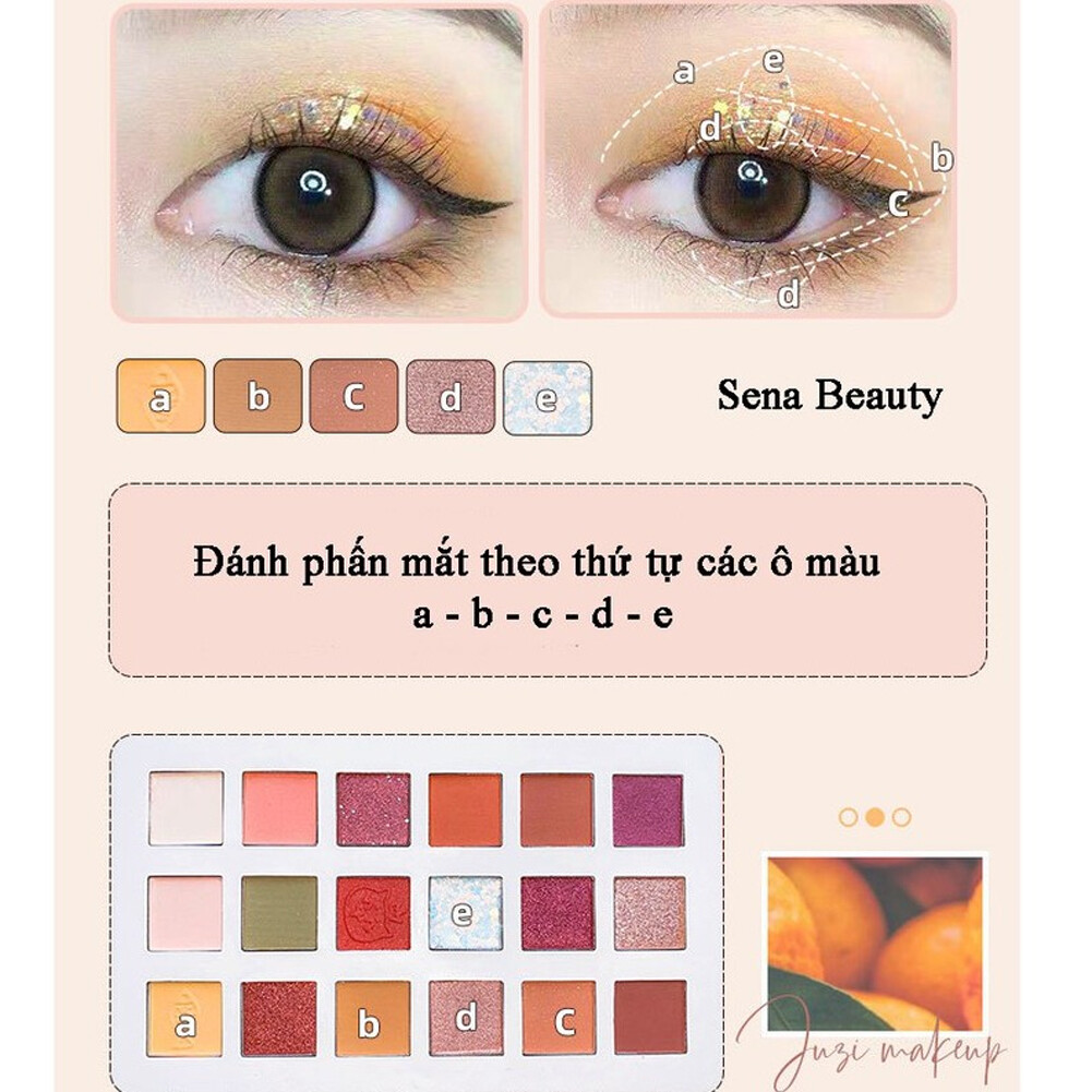 Beautybigbang bảng phấn mắt hình mèo 18 màu phấn mắt màu đất bảng phấn mắt mỹ phẩm trang điểm đẹp phù hợp tất cả phấn mắt