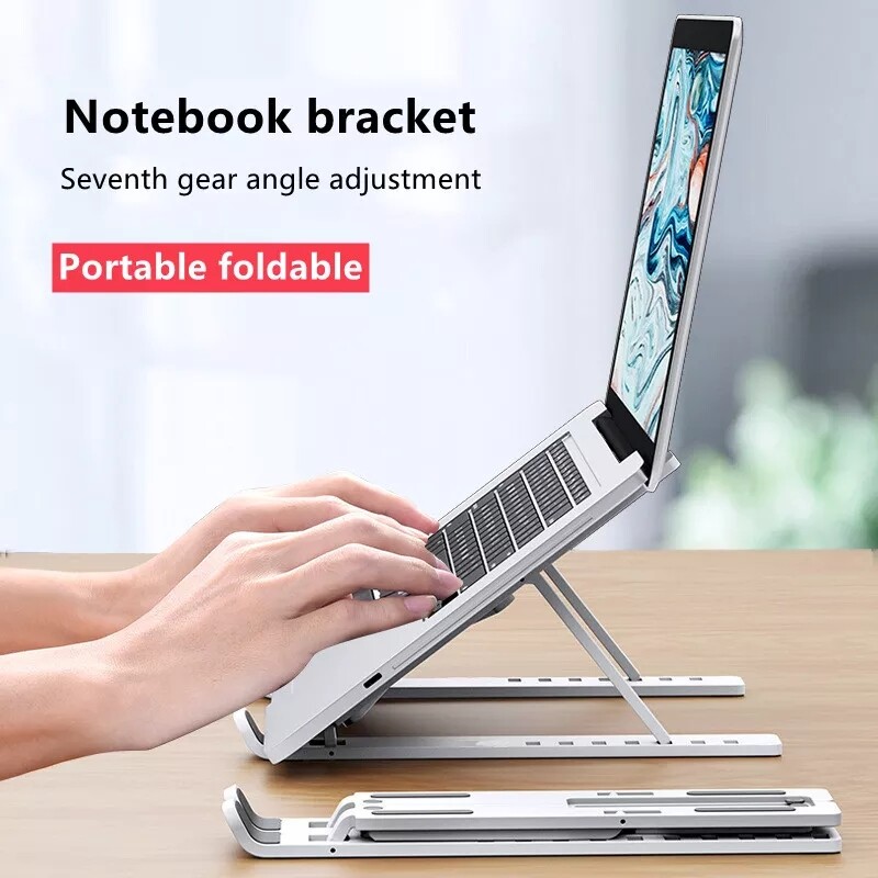 Đế máy tính xách tay abaaba N3, máy tính xách tay máy tính xách tay, điều chỉnh chiều cao Kệ dùng để kê máy tính xách tay nhôm, hoàn toàn có thể thu gọn, máy tính xách tay và máy tính bảng tương thích