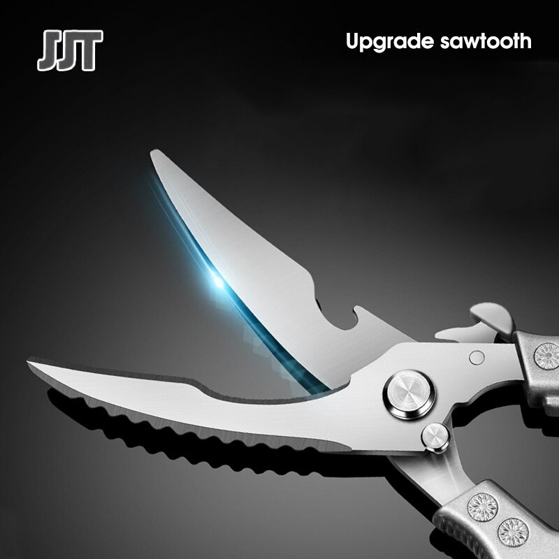 ✂ strong kitchen chicken bone household all steel multifunctional fish bone cut three or four steel ราคา 192 บาท*ส่งฟรี