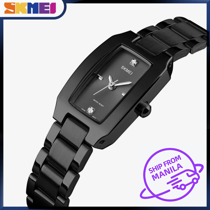 Đồng hồ nữ skmei 1400, đồng hồ đeo tay thạch anh thời trang chống nước mới thanh lịch đơn giản bằng thép không gỉ
