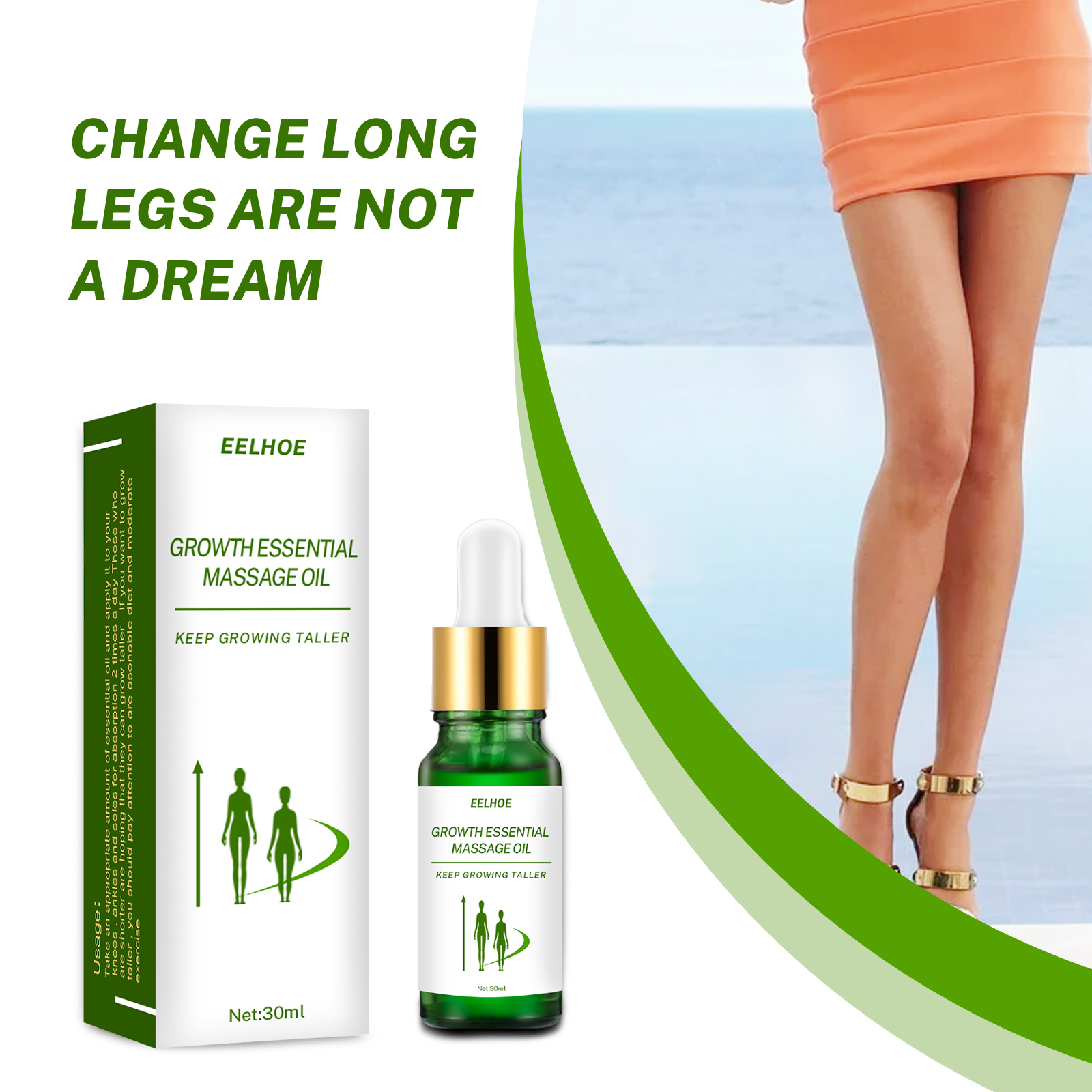 Eelhoe tinh dầu tăng chiều cao tinh dầu điều hòa tăng trưởng cơ thể tinh dầu chăm sóc xương nhẹ nhàng chăm sóc sức khỏe bàn chân làm dịu chăm sóc sức khỏe thiết yếu điều hòa tăng trưởng cơ thể