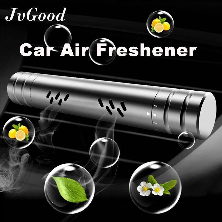 JvGood Car Solid Perfume Car Air Freshener Auto Perfume Essential Oil Diffuser Car Solid Aroma Stick Car Fragrance Diffuser Vent Clip Long-lasting Fragrance - Black