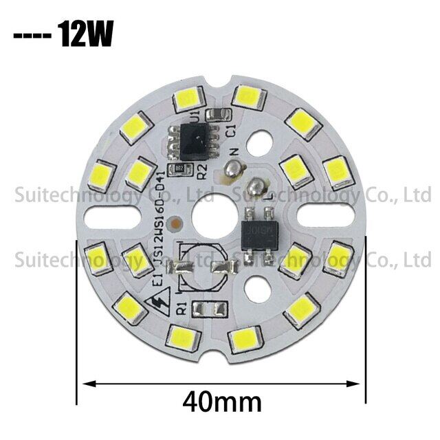10pcs 3w 28mm Ac220v Smart Ic Bulb Lamp Smd2835 5w 7w 9w 12w Integrated Ic Driver High Brightness Light Source Panel