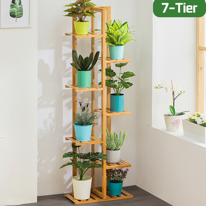 5/6/7 Nivel Planta de puesto de flores estante interior del jardín al