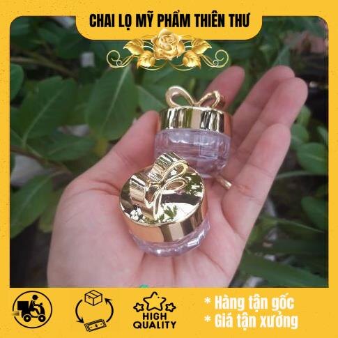 Hủ chiết mỹ phẩm 5g hình nơ - hủ đựng mỹ phẩm / chai lọ chiết mỹ phẩm
