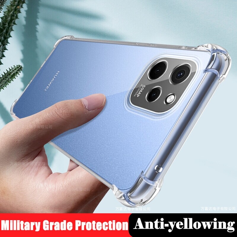 LKJMY per Huawei Nova Y60 Custodia,Trasparente Cover Silicone TPU Case