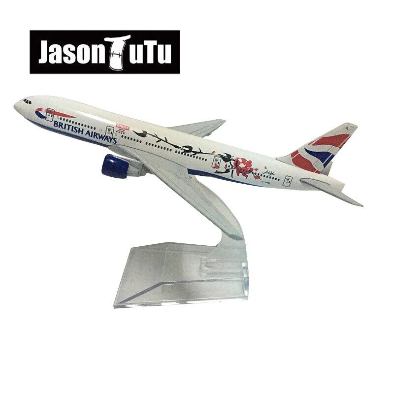Jason Tutu 16Cm Anh Đường Bay Boeing 777 Máy bay mô hình máy bay Mô Hình