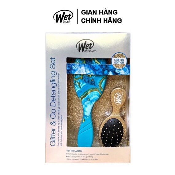 Lược gỡ rối WET BRUSH dòng truyền thống kèm tui ví