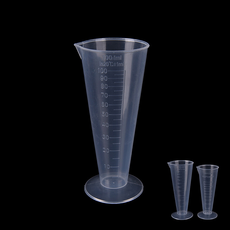 Xyj Flash Sale nhà 50ml 100ml quy mô cốc trong suốt Cốc dùng để đo bằng nhựa Dụng cụ đo mới,