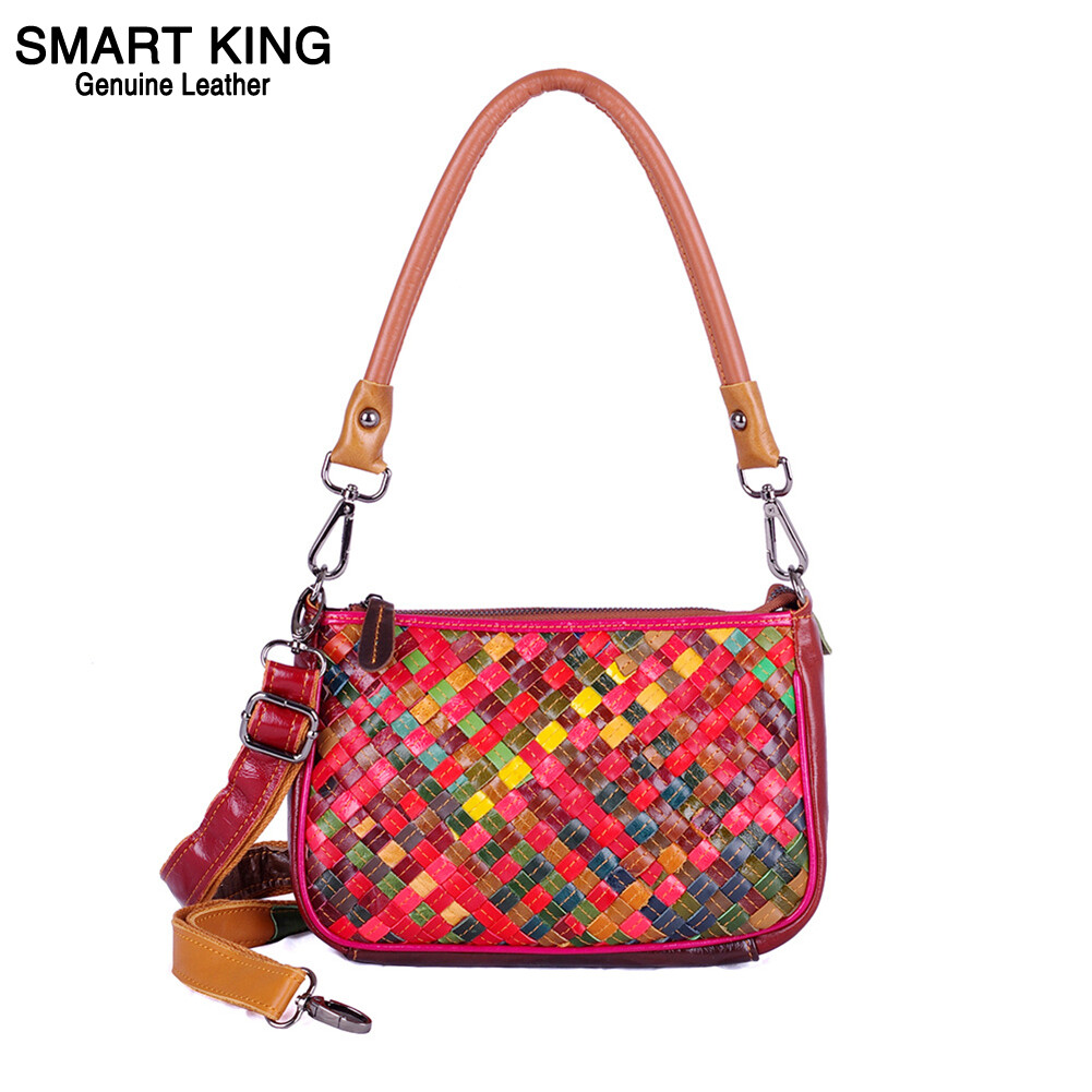 Smart King New Fashion Sling Shoulder Bag For Women Genuine Cow Leather Elegant Large Capacity Ladies Girl Handbag ราคา 1,477 บาท*ส่งฟรี