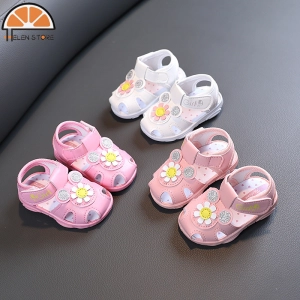 สินค้า HS รองเท้าทารกแรกเกิดสำหรับเด็กวัยหัดเดิน,รองเท้าแตะกันลื่นพื้นนุ่มสำหรับเด็กทารก