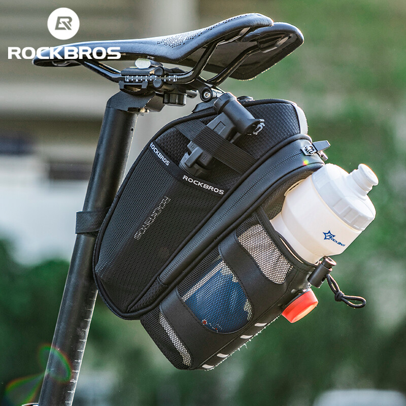 ROCKBROS Túi Yên Xe Đạp Túi Đựng Chai, Phụ Kiện Xe Đạp Gấp, Túi Đựng 1,5L