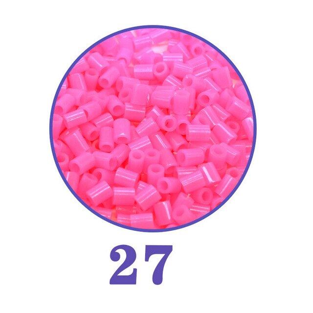 ของเล่นปริศนาลูกประคำ20000ชิ้น/แพ็คมม.,ลูกปริศนา Diy 24สีเลือกของเล่นลูกปัดฟิวส์2.6