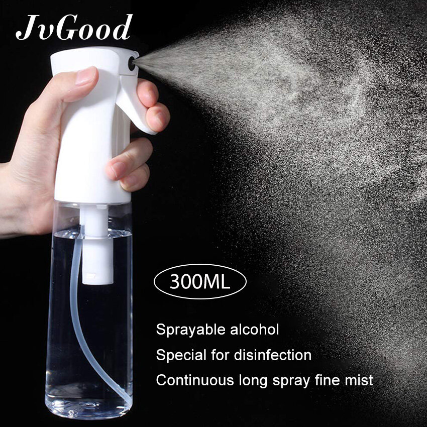 JvGood Chai Xịt Rỗng Jvood, Phun Sương ER Phun Sương Mịn Chai Phun Nước Siêu Tốt Liên Tục Để Tạo Kiểu Tóc, Cây Cối, Làm Sạch, Phun Sương & Chăm Sóc Da (160 Ml/300 Ml)