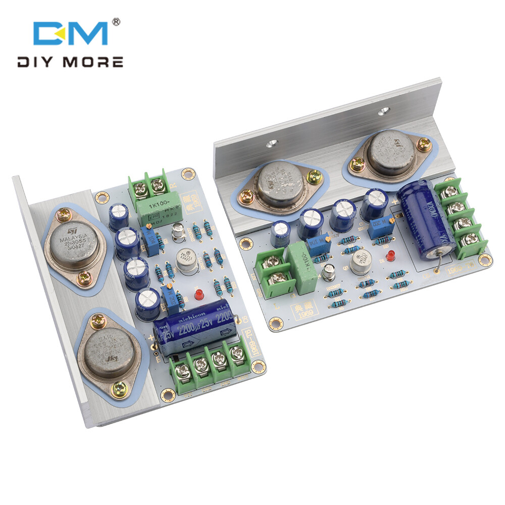 diymore Bảng mạch khuếch đại công suất 1969 Bảng mạch khuếch đại âm thanh HiFi 10-15W loại A và PCB tự làm và bộ MOT / 2N3055