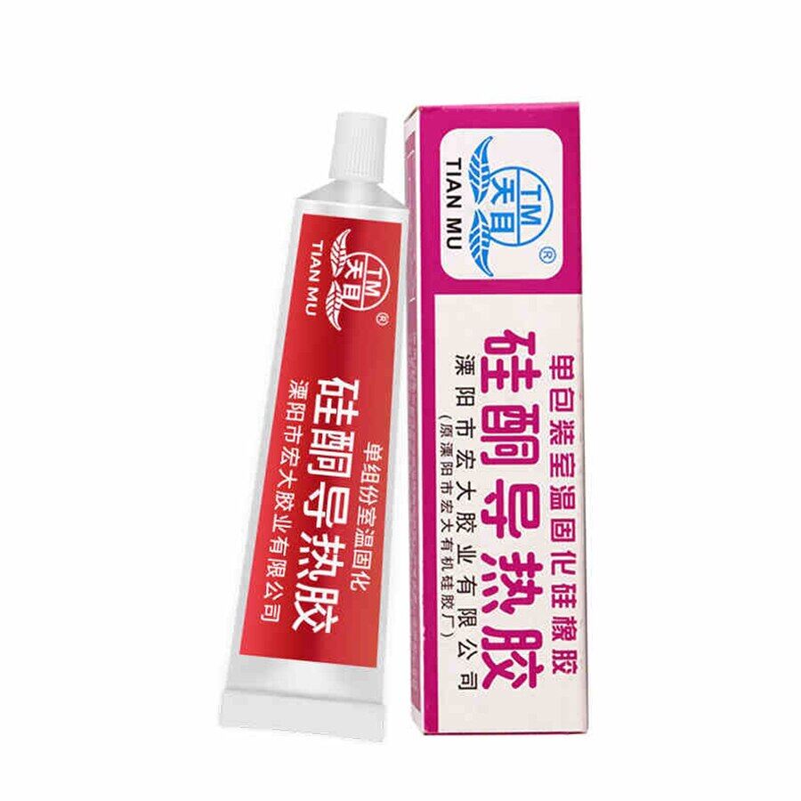 Silicone Heat Conduction Glue Grey or White Curing Silicone CPU Graphics Card Light Box LED Heat Dissipation Silicone Rubbe 1pcs