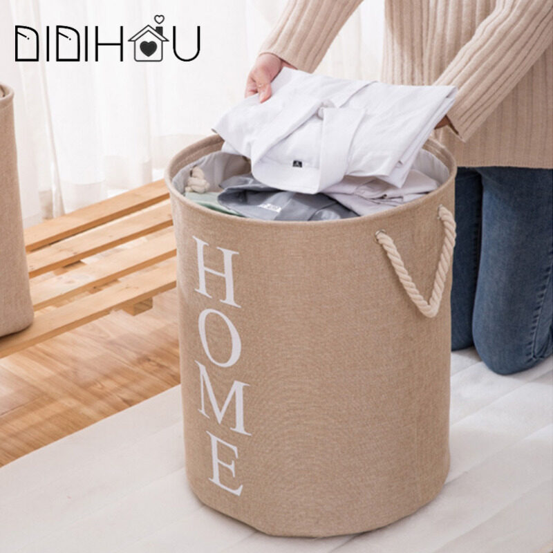 Foldable Laundry Basket Large Fabric Storage Box Laundry Basket Doll