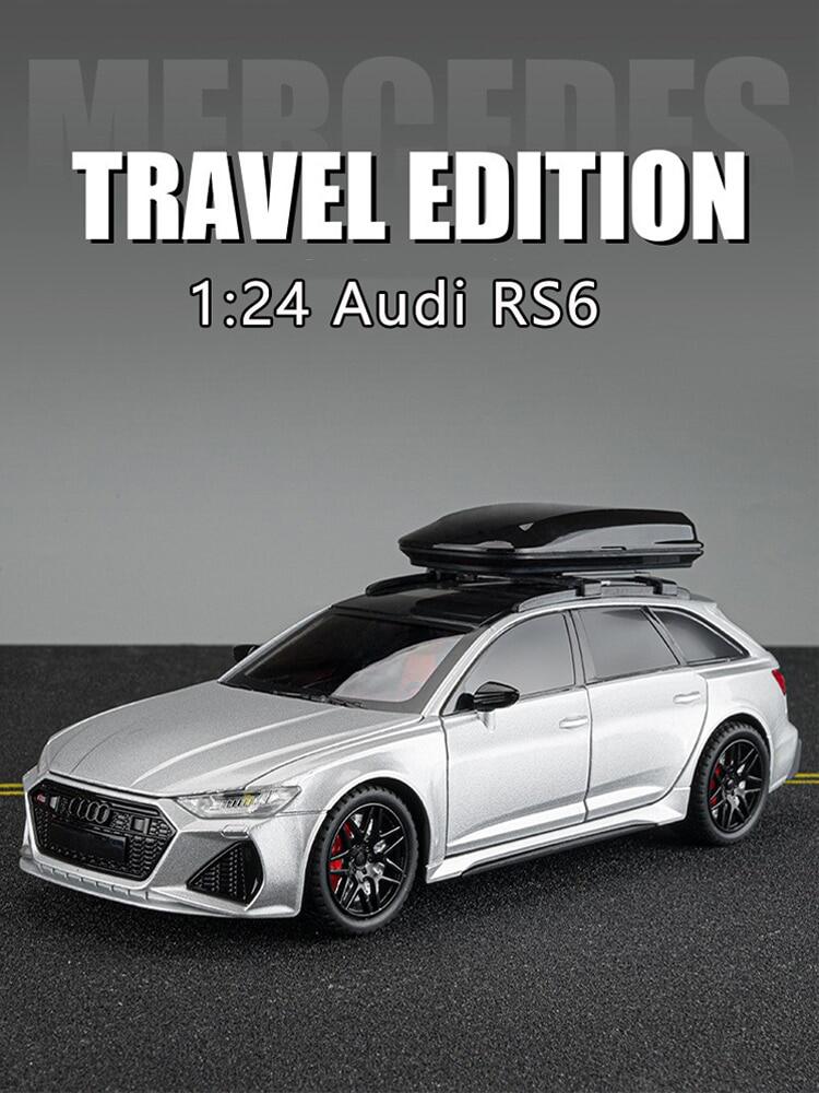 1 24 mới RS6 phiên bản du lịch xe mô hình mô phỏng âm thanh và ánh sáng