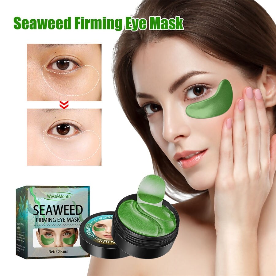 A HOT Seaweed Treatment Eye Mask 60pcs Remover Dark Circles Collagen Gel