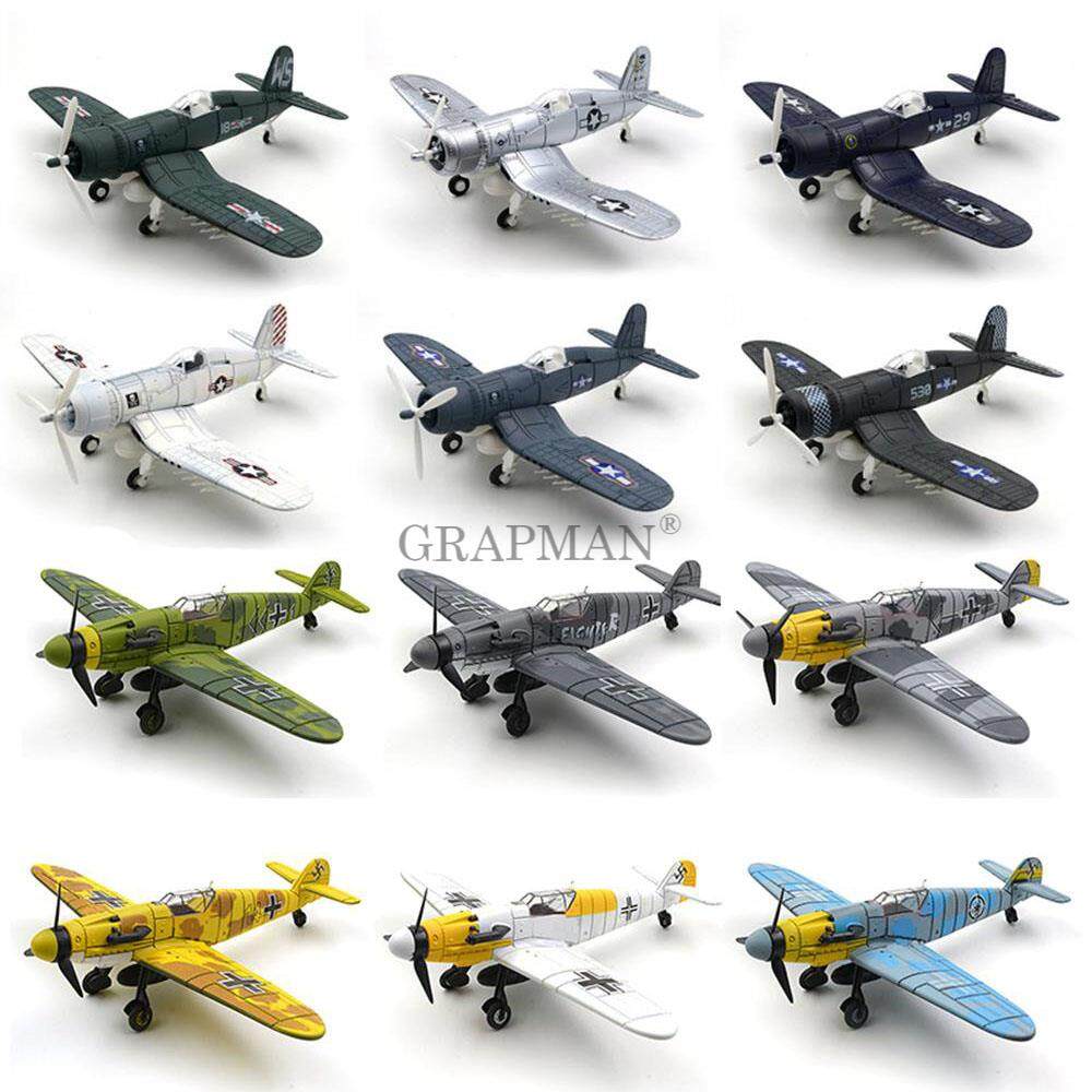 1 48 WWII German BF109 UK Hurricane Fighter 4D Assemble Fighter Military