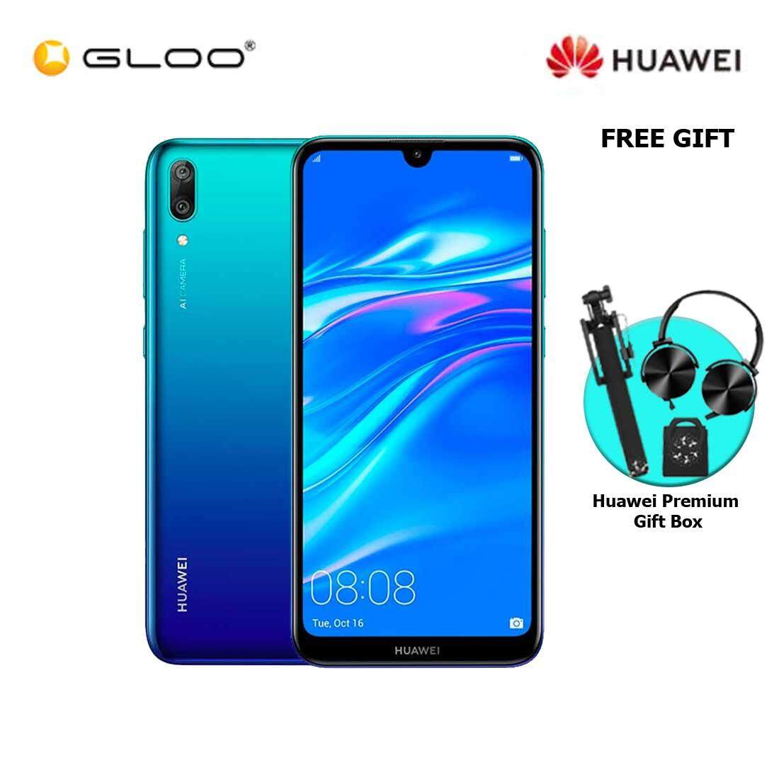 Huawei Y7 Pro 2019 3GB+32GB Blue + FREE Premium Gift Box (Headset ...