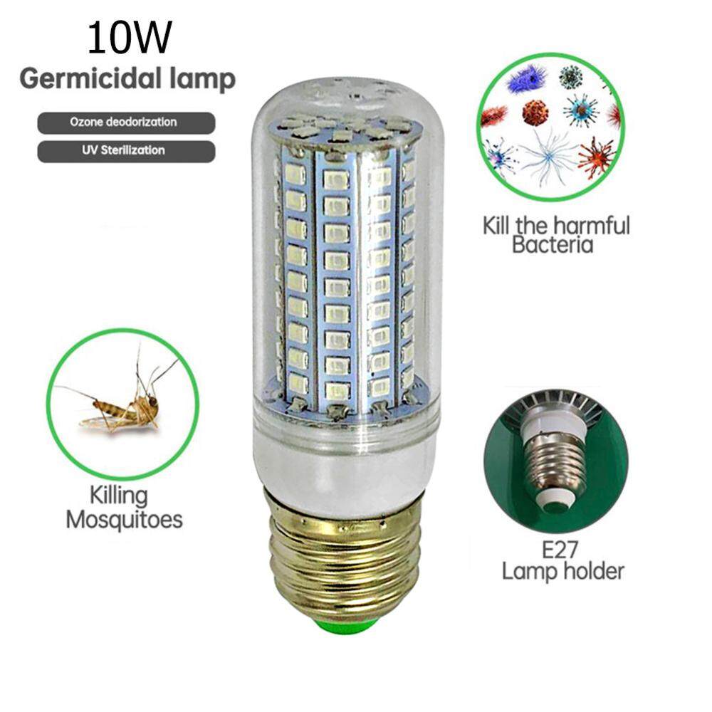 E27 10W LED UV Germicidal Lamp UVC Disinfection Sterilizer Light Corn Bulb