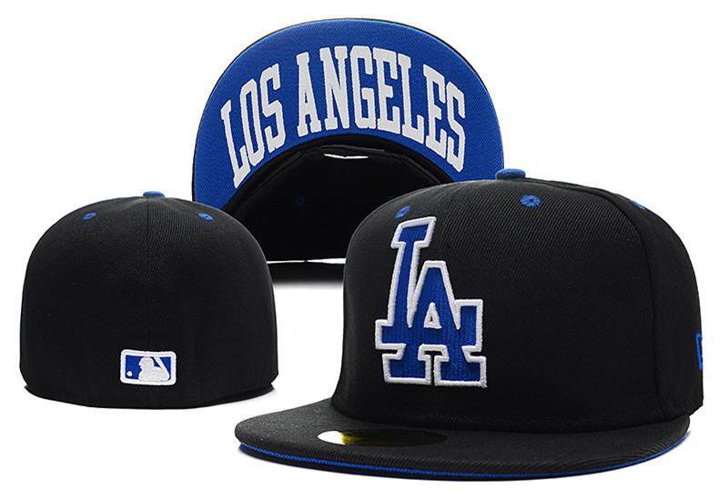 【 Quality】MLB ดอดเจอร์ลอสแอนเจลิสของ Anaheim หมวกตั้งเบสบอล Caps ผู้ชายผู้หญิงสบายๆขนาดหมวกกีฬากลางแจ้งติดตั้งหมวก Full Close HipHop คนรัก