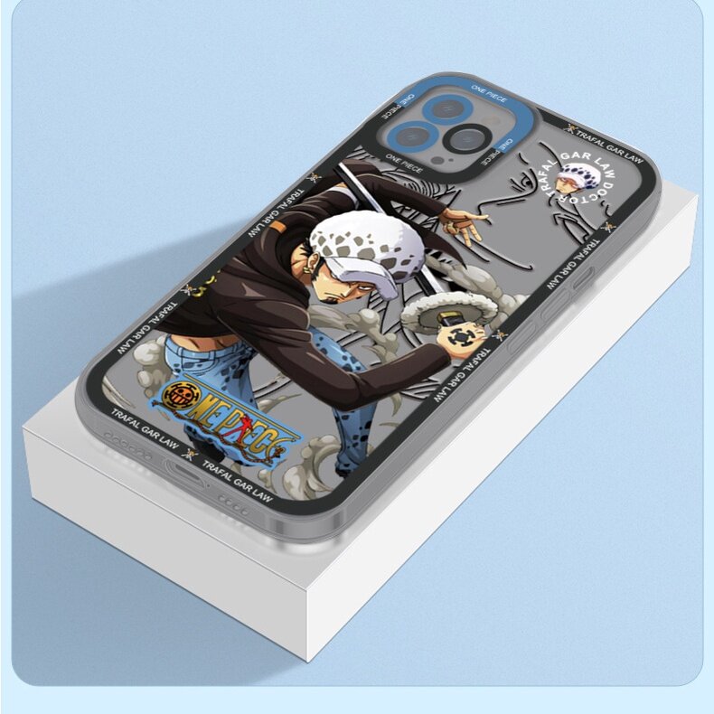 Ốp Mềm Anime Roronoa Zoro Luffy Một Mảnh Cho iPhone 14 13 12 Mini 11 Pro XS Max X XR 6 7 8 6S Plus SE Ốp Mềm Trong Suốt Chống Sốc